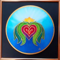  by Ildika Alda / painted on silk
