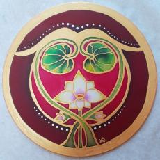  by Ildika Alda / painted on silk