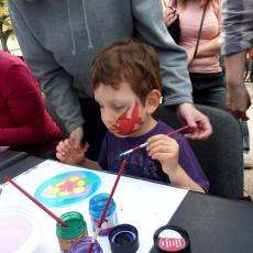 Cseresznyefesztivál,selyem mandala festés, 